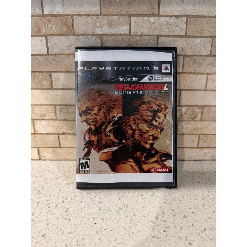 Metal‎ Gear Solid 4 Guns of the Patriots PS3 Video Game
